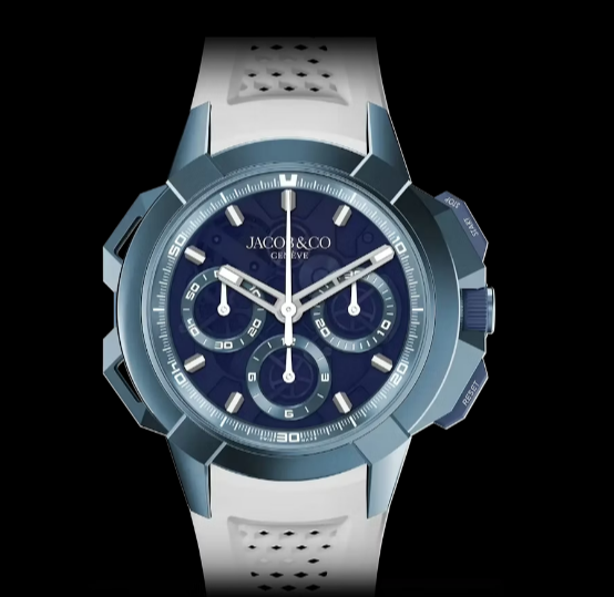 Fake Jacob & Co epic x chrono 44mm tri compax Blue Titanium EC440.22.AA.AA.A watch Fake Jacob & Co epic x chrono 44mm tri compax Blue Titanium EC440.22.AA.AA.A watch